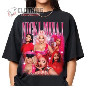 Nicki Minaj Shirt Nicki Minaj T Shirt Nicki Minaj Fan Nicki Minaj Gift Pink Friday 2 Gag City 2024 World Tour Shirt 2