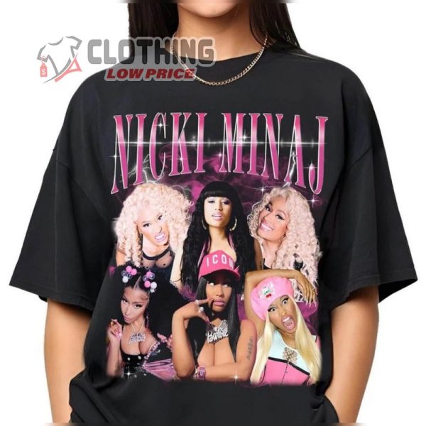 Nicki Minaj T-Shirt, Nicki Minaj Gift, Nicki Minaj World Tour Merch, Pink Friday 2 Shirt