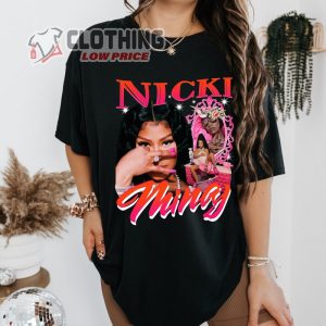 Nicki Minaj T- Shirt,  Rapper Homage Graphic Shirt, Hot Nicki Minaj Shirt, Nicki Minaj Pink Friday 2 Gag City Merch