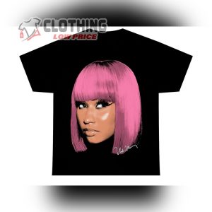 Nicki Minaj T- Shirt, Rare Queen Of Rap Tee Album Cover Art Shirt, Nicki Minaj Merch