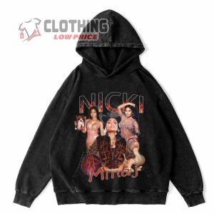 Nicki Minaj Washed T Shirt Nicki Minaj Rapper Homage Graphic Unisex Sweatshirt Nicki Minaj World Tour Shirt 1