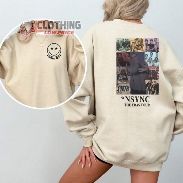 Nsync Sweatshirt – Tour Merch Double-Sided Boy Band Unisex Shirt