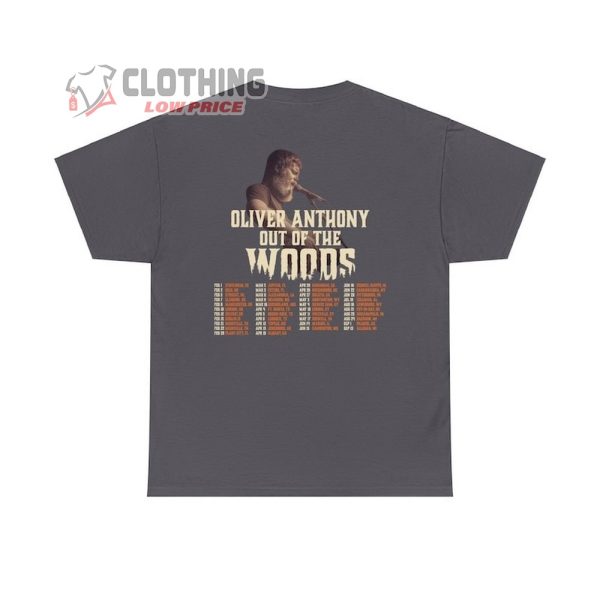 Oliver Anthony Out Of The Woods Tour 2024 Dates Merch, Oliver Anthony Tour 2024 T-Shirt