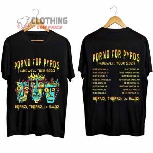 Porno for Pyros Tour 2024 Shirt Porno for Pyros Band Fan Shirt Porno for Pyros 2024 Concert Shirt 1