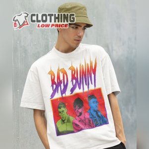 Retro Bad Bunny Shirt Bad Bunny Homage ShirtBad Bunny Fan Sweatshirt 1