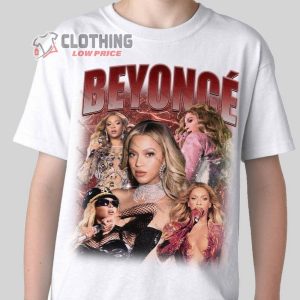 Retro Beyonce T Shirt Queen Of Pop Music Tee Beyonce Tour Merch Pow2
