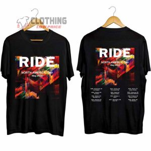 Ride North American Tour 2024 Merch Ride 2024 Tour Shirt Ride Band Tour Dates 2024 T Shirt 1