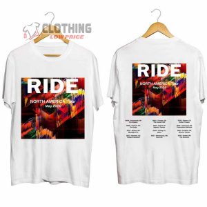 Ride North American Tour 2024 Merch Ride 2024 Tour Shirt Ride Band Tour Dates 2024 T Shirt 2
