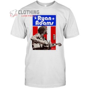 Ryan Adams Flag Pax 2024 Merch, Ryan Adams Rock Band Tour 2024 T-Shirt