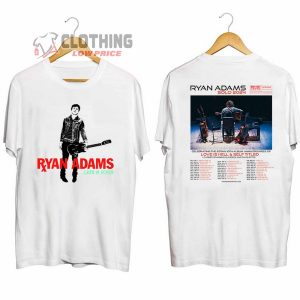 Ryan Adams Rock And Roll Logo Merch Ryan Adams Tour 2024 Solo Shirt Ryan Adams Tour Dates 2024 T Shirt