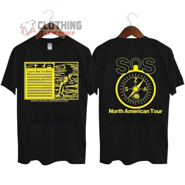 SOS North American Tour 2024 Merch, SZA Tour 2024 T-Shirt