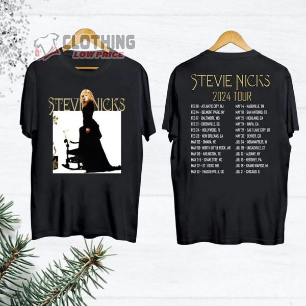 Stevie Nicks Concert 2024 Tickets Merch, Stevie Nicks Tour Dates 2024 Shirt, Stevie Nicks Live Nation T-Shirt