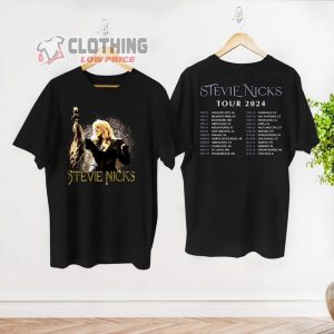 Stevie Nicks Merch Stevie Nicks Live On Tour 2024 Tickets Shirt Graphic Stevie Nicks Tour Dates 2024 T Shirt