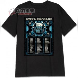 Tedeschi Trucks Band Setlist Merch, Tedeschi Trucks Band Tour Dates 2024 Tee, Tedeschi Trucks Band Tour 2024 Tickets T-Shirt
