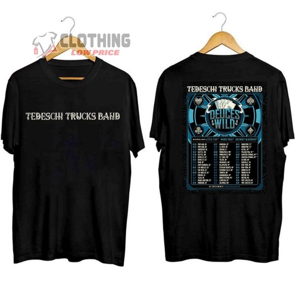 Tedeschi Trucks Band Tour 2024 Merch, Tedeschi Trucks Band North American Tour Dates 2024 Shirt, Deuces Wild 2024 T-Shirt