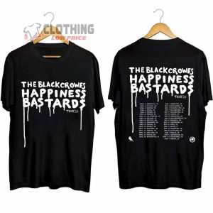 The Black Crowes Happiness Bastards Tour 2024 Merch The Black Crowes Tour Dates 2024 Tee The Black Crowes Band Tour 2024 T Shirt 1