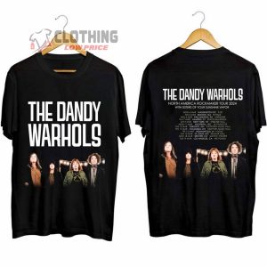 The Dandy Warhols Tour Dates 2024 Merch The Dandy Warhols North America Tour 2024 Shirt The Dandy Warhols 2024 Concert T Shirt 1