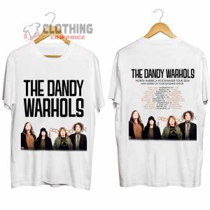 The Dandy Warhols Tour Dates 2024 Merch The Dandy Warhols North America Tour 2024 Shirt The Dandy Warhols 2024 Concert T Shirt 2