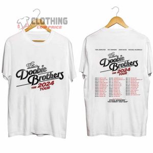 The Doobie Brothers Tour Dates 2024 Merch The Doobie Brothers With Steve Winwood And The Robert Cray Ban Shirt The Doobie Broth1ers 2024 Concert T Shirt 1