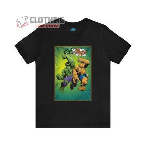 The Incredible Hulk Vs The Thing Shirt Marvel Shirt Co0