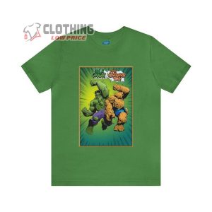 The Incredible Hulk Vs The Thing Shirt Marvel Shirt Co1