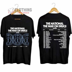 The National And The War On Drugs Merch Zen Diagram Tour 2024 Shirt The National And The War On Drugs 2024 Concert T Shirt 1