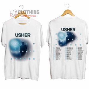 Usher 2024 Tour Shirt Usher Fan Shirt Usher Past Present Future 2024 Concert Shirt Past Present Future 2024 Tour Shirt1