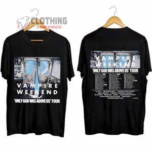 Vampire Weekend Only God Was Above Tour 2024 Merch Vampire Weekend 2024 Concert Shirt Vampire Weekend US Tour 2024 Dates T Shirt 1