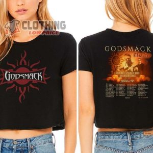 Vinatge Godsmack Rock Band Tour Dates 2024 Merch, Godsmack New Album 2024 Shirt, Godsmack Band Logo T-Shirt