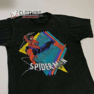 Vintage 1991 SpiderMan T Shirt Marvel Movie Shirt Cartoon Film1