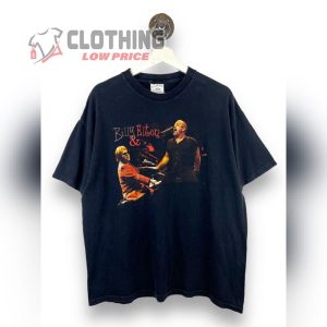 Vintage 2003 Billy Joel Elton John Face 2 Face Tour Graphic T Shirt 1