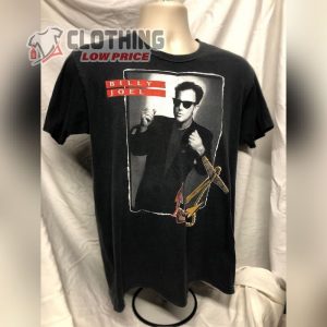 Vintage 80S Billy Joel 89 90 Storm Front Tour T Shirt 2