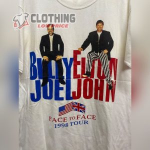 Vintage 90'S Elton John Billy Joel Face To Face Tour 1