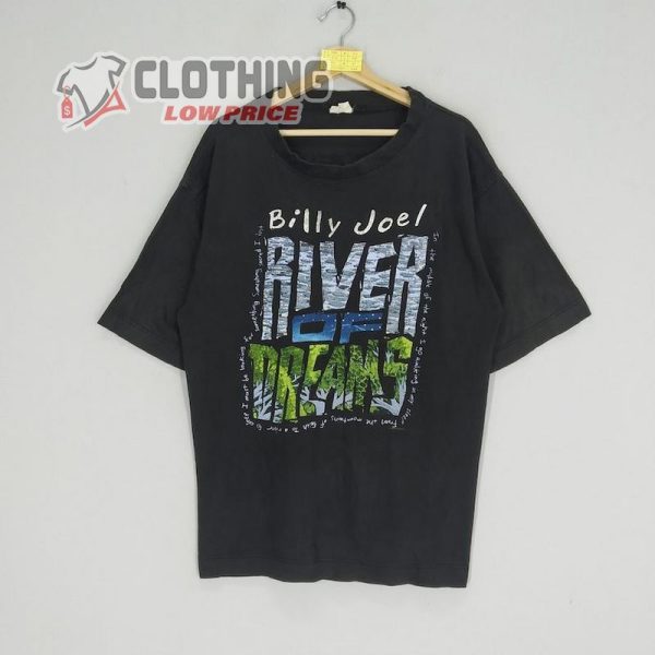 Vintage 90S 1993 Billy Joel River Of Dreams American Singer Music Promo T-Shirt