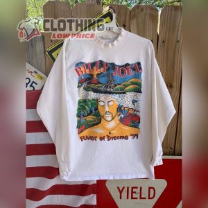 Vintage 90S Billy Joel River Of Dream 1994 World Tour Long Sleeves Shirt 1