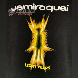 Vintage Jamiroquai Light Years Album Tee, Funk Acid Jazz Concert Tour Merch, Music Trending Tee Gift
