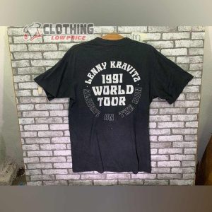 Vintage Lenny Kravitz Always On The Run 1991 Tour Shirt, Lenny Kravitz Shirt, Lenny Kravitz Song Shirt, Lenny Kravitz Merch, Lenny Kravitz Gift