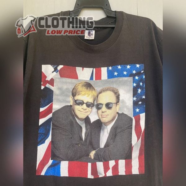 Vtg 1994 Billy Joel Elton John Tour T Shirt