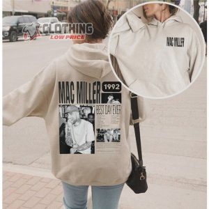 Mac Miller Best Day Ever Album Hoodie, Miss Mac Miller T-Shirt, Vintage Retro Classic Tshirt, Mac Miller Fan Gift