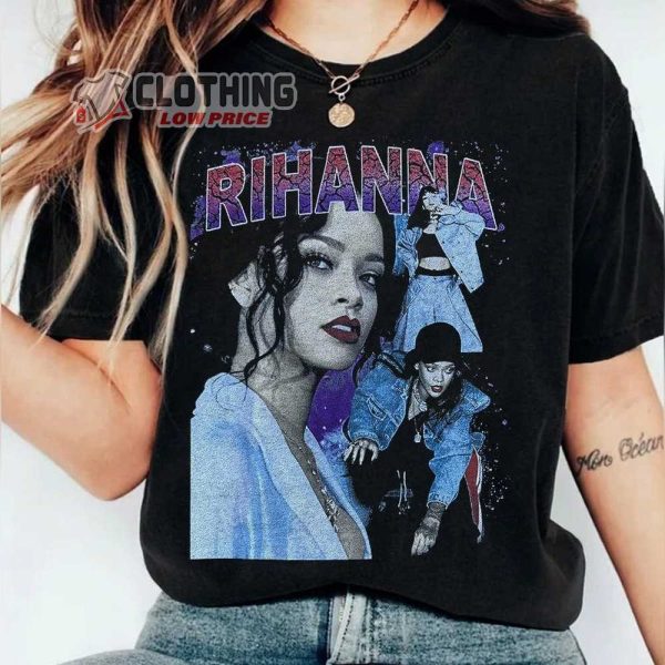 Rihanna 90S Retro Rap Tee, Rihanna Trending Tshirt, Bad Gal Riri Female Rapper Merch, Rihanna Shirt, Rihanna Fan Gift