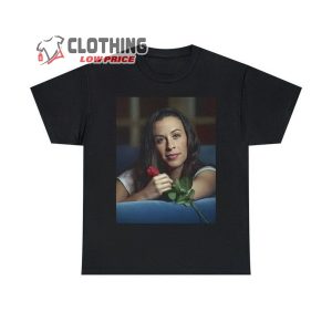 Alanis Morissette Retro T-Shirt Style, Vintage Photoshoot Bootleg 90S Inspired