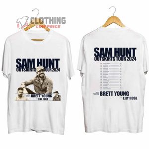 Sam Hunt 2024 Outskirts Tour Shirt, Sam Hunt Sweatshirt, Sam Hunt Country Music 2024 Hoodie, Outskirts 2024 Fan Gift