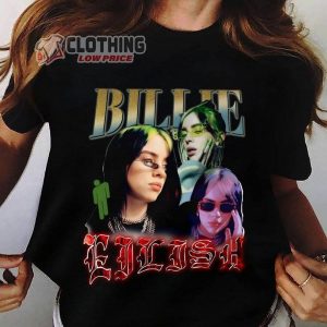 90S Vintage Billie Eilish T-Shirt, Billie Eilish Shirt, Billie Eilish Tour Merch, Billie Eilish Fan Gift