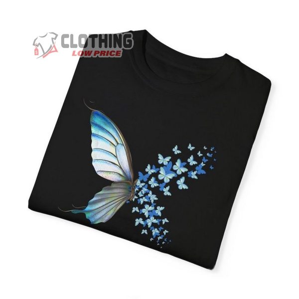 Butterfly Women T-Shirt, Cute Butterfly Shirt, Butterflies Shirt For Girls, Cute Summer Shirt, Cute Butterfly Gift