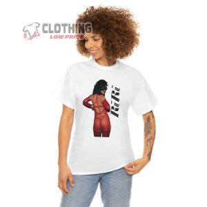 Rihanna Valentines Lingerie Tee, Bad Gal Riri Female Rapper Merch, Rihanna Shirt, Rihanna Fan Gift