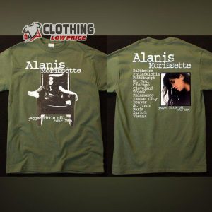 2024 Alanis Morissette Jugged Little Pill Tour T Shirt Alanis Morissette Tour 2024 3
