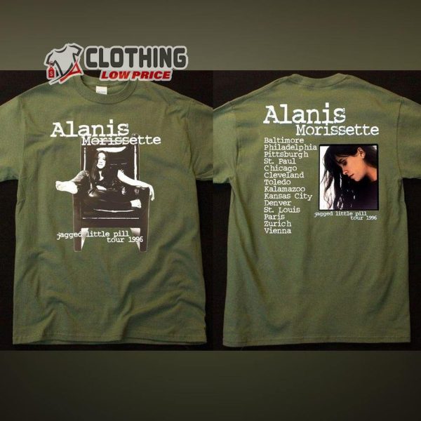 2024 Alanis Morissette Jugged Little Pill Tour T-Shirt, Alanis Morissette Tour 2024