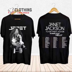 2024 Tour Janet Jackson Together Again T-Shirt, Janet Jackson Fan Gifts T-Shirt