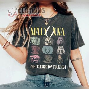 2024 Tour Madonna The Celebration Shirt, 90S Vintage Madonna The Celebration Merch Shirt, Vintage Madonna Concert Merch