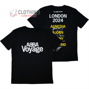 ABBA Voyage Signatures 2024 Merch ABBA Voyage Tour 2024 Shirt ABBA Voyage Fan T Shirt